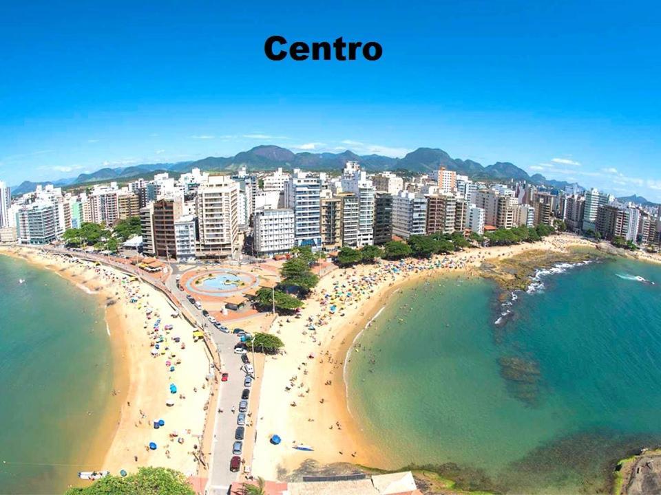 Apartamento Vista Mar: Beachfront 2-Bedroom with Elevator and Wi-Fi Guarapari Exterior photo